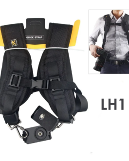 Harnais ceinture à double caméra